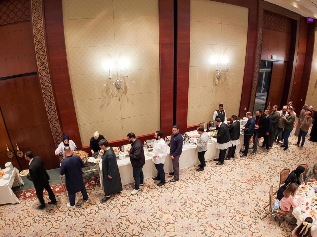 مأدبة الافطار الجماعي في شهر رمضان 